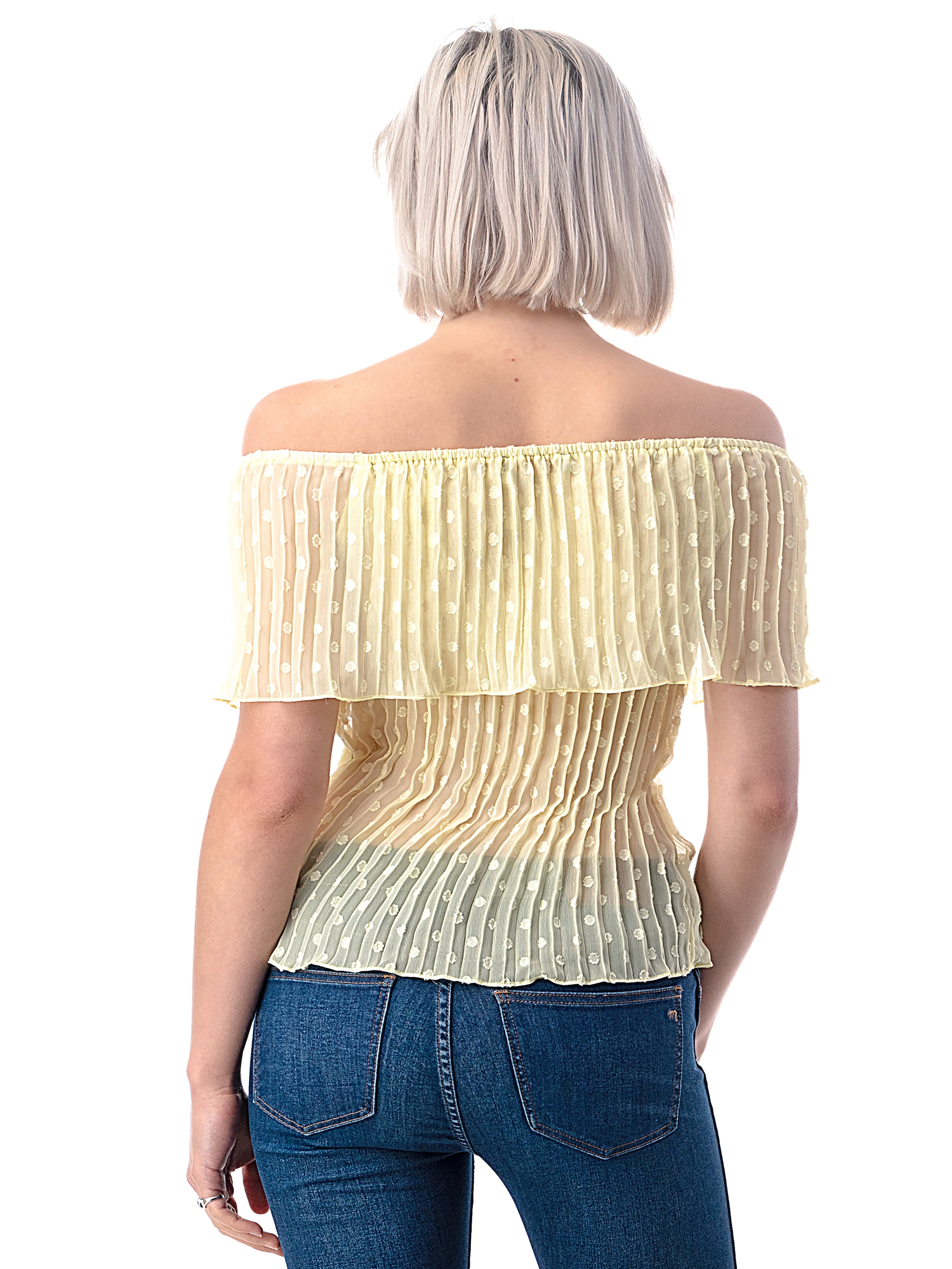 women yellow blouse