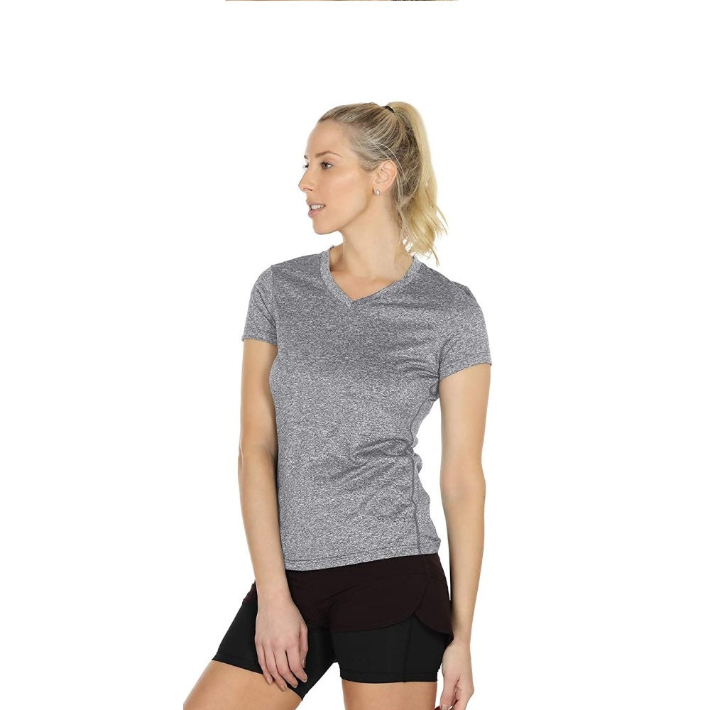 Dry Fit Short Sleeve Crew Neck T-Shirt (Curvy Sizes are available)