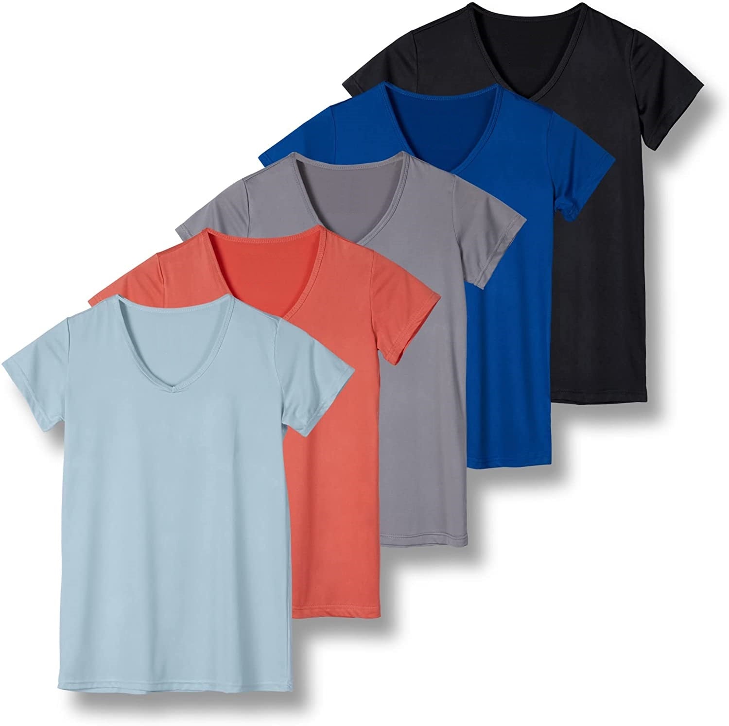 Dry Fit Short Sleeve Crew Neck T-Shirt (Curvy Sizes are available)